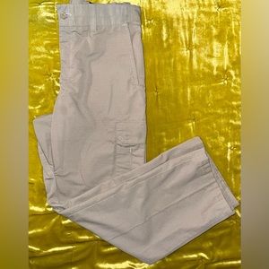 Mens 34 waist tactical khaki cargo pants made in USA EUC